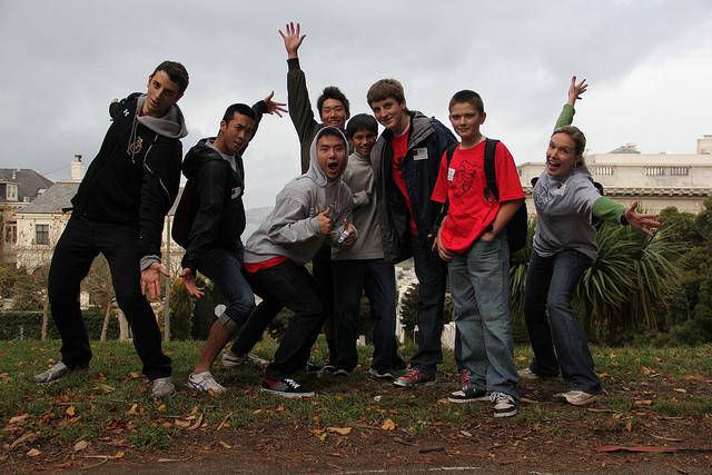 Students in Lafayette Park | Photo by Kyle Chew 12