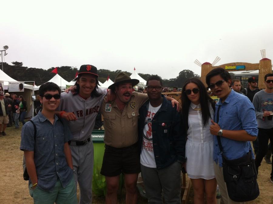 Lucas Chan and Kailen Santos with friends at Outside Lands Festival - Photo Credit: Lucas Chan