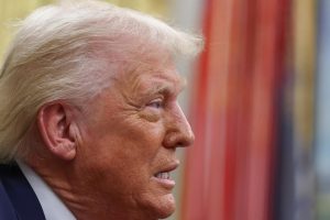 U.S. President Donald Trump speaks in the Oval Office, on the day he signs executive orders, at the White House in Washington, D.C., U.S. March 6, 2025.