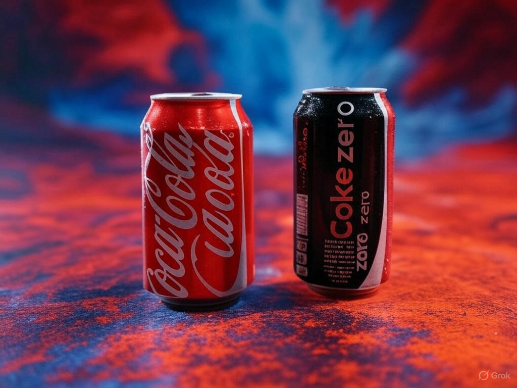 Coca-Cola versus Coke Zero Challenge 