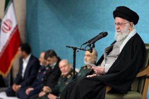 Iran's Supreme Leader Ayatollah Ali Khamenei speaks during a meeting in Tehran, Iran, March 8, 2025. Office of the Iranian Supreme Leader/WANA (West Asia News Agency)/Handout via REUTERS