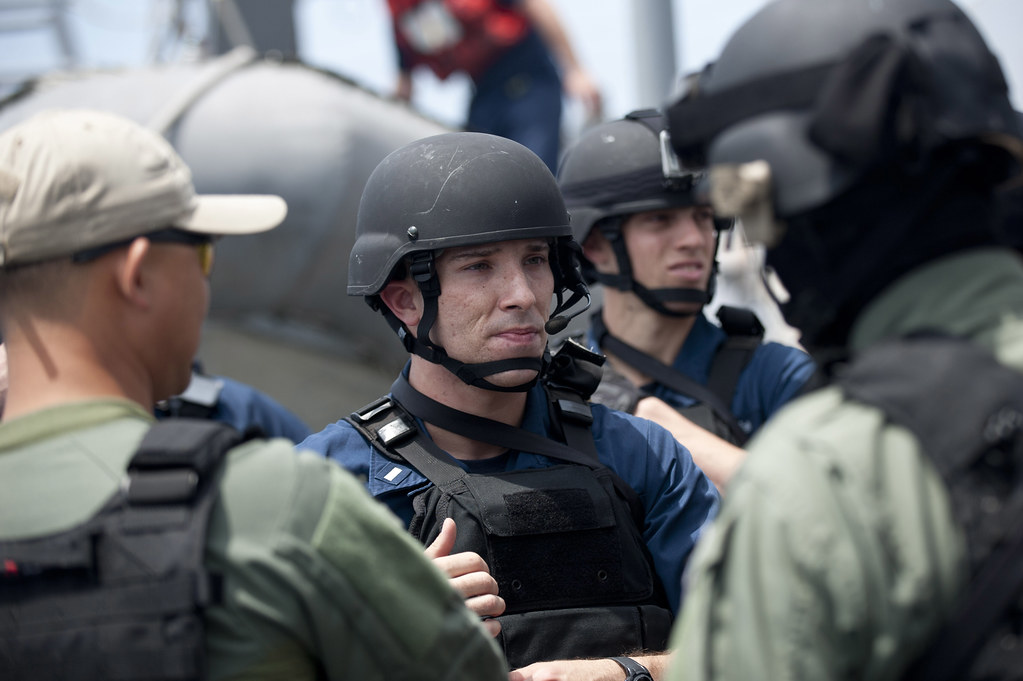 USS Lassen (DDG-82) sailors train with Republic of Korea Navy SEAL/UDT members during a Visit, Board, Search, and Seizure (VBSS) exercise in the East China Sea, June 21, 2012. Navy SEALs were the unit that took part in this mission in the DPRK. 