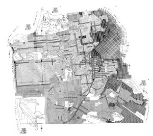 The San Francisco zoning map from 1921. Like then, San Francisco could be on the verge of huge changes with the “Family Zoning Plan.” 