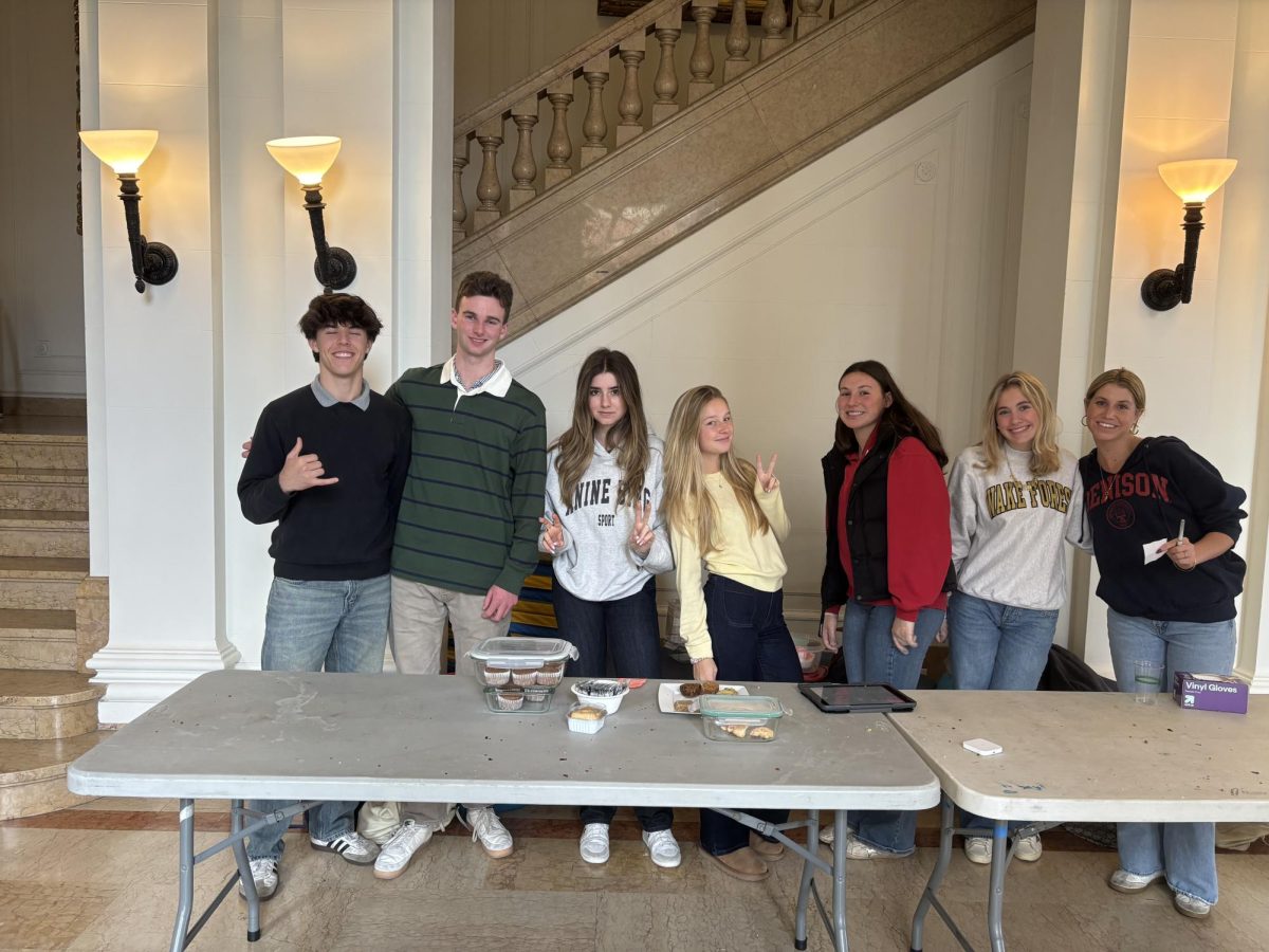 Convent & Stuart Hall students held a bake sale with the Network Student Advisory Committee to benefit the Red Cross Disaster Relief Fund. The event raised more than $1,300, contributing to a total of over $2,700 raised across the Sacred Heart network.