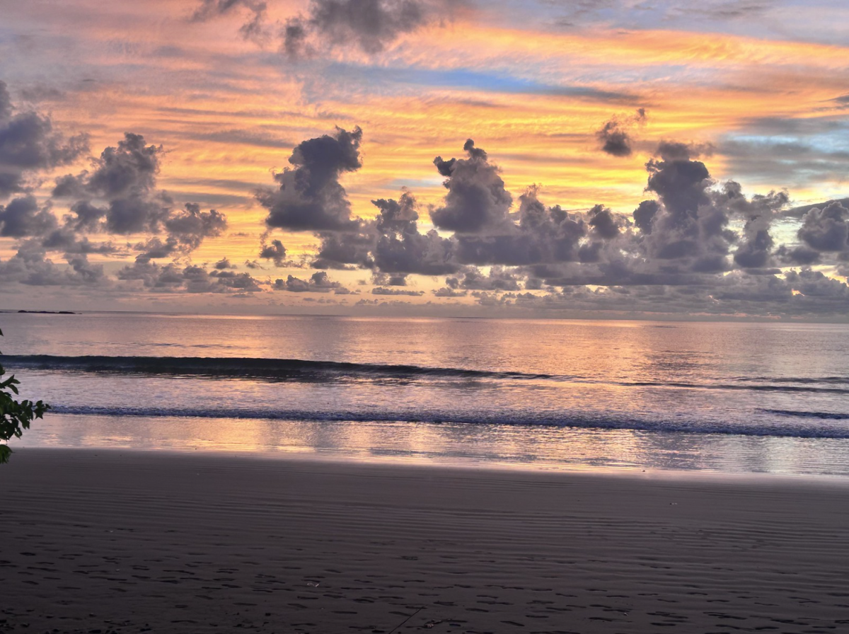 Costa Rican sunset in Dominical. This year, as in previous years, more than 100 Convent & Stuart Hall sophomores attended the President’s Costa Rica Trip.